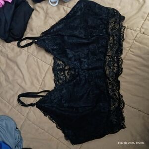 Elegant Black Lace Bralette